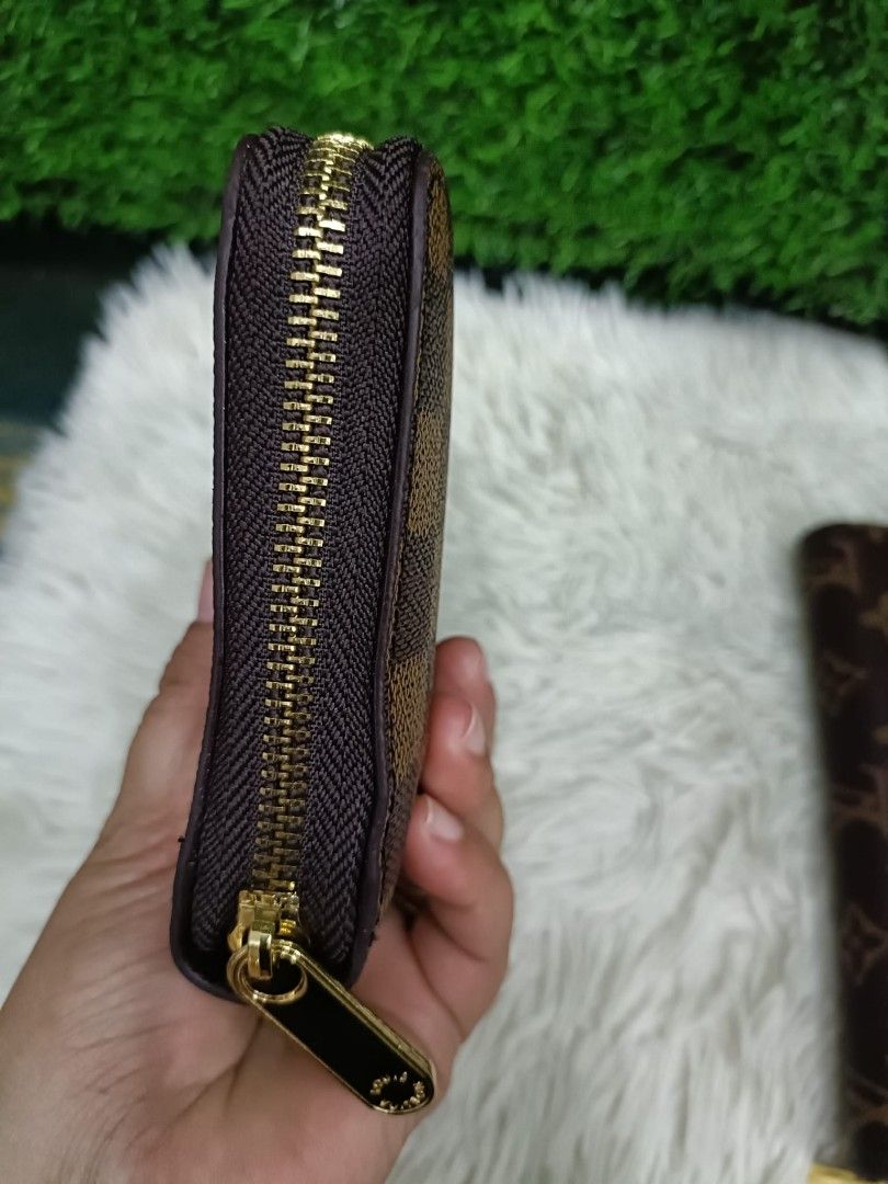 Auth Louis Vuitton Monogram Zippy Wallet Round Zipper Long Wallet