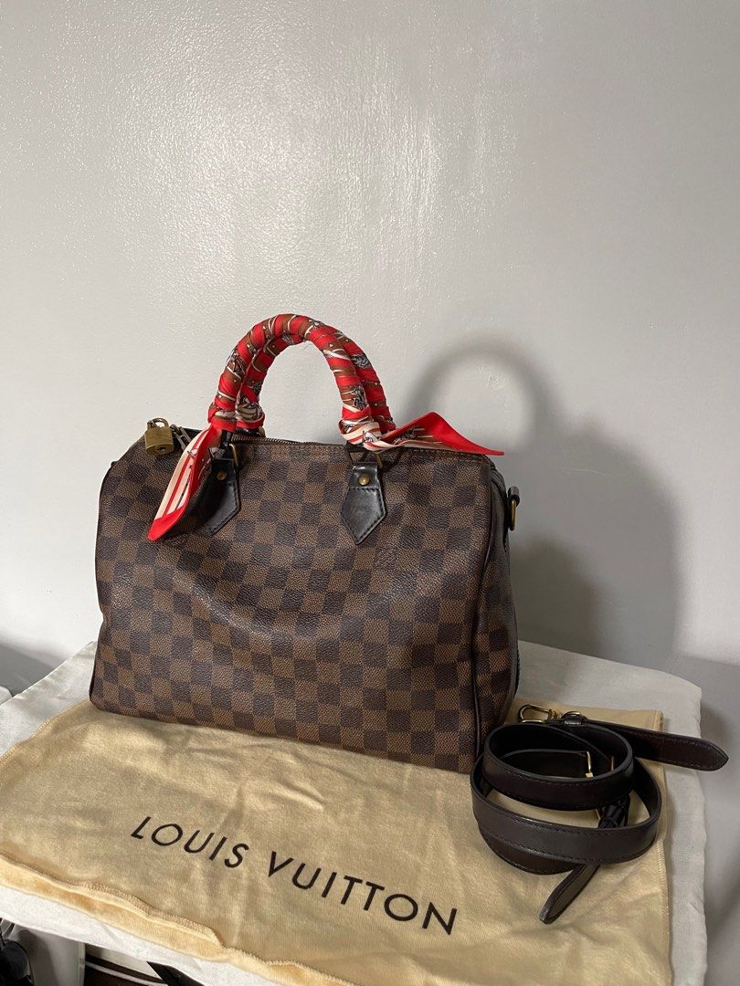 LV Speedy 40 Bando Monogram, Luxury, Bags & Wallets on Carousell