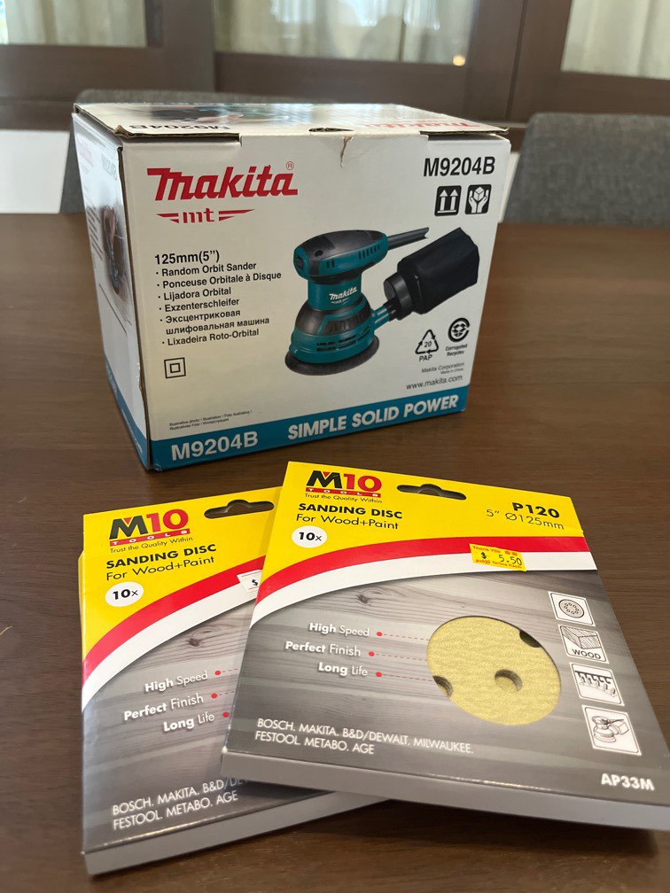Makita Random Orbit Sander, Furniture & Home Living, Home Improvement