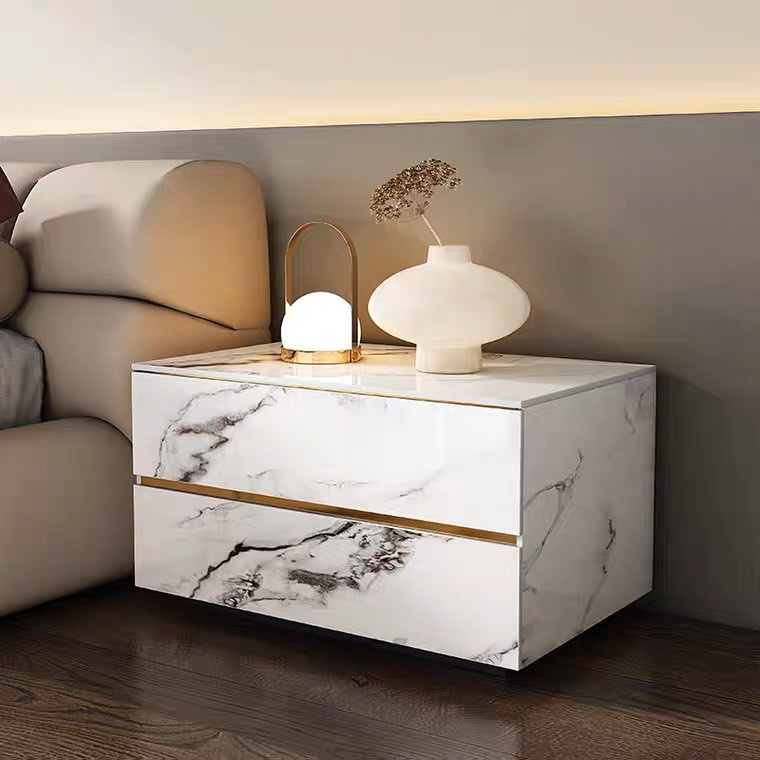 Marble bedside shop cabinet