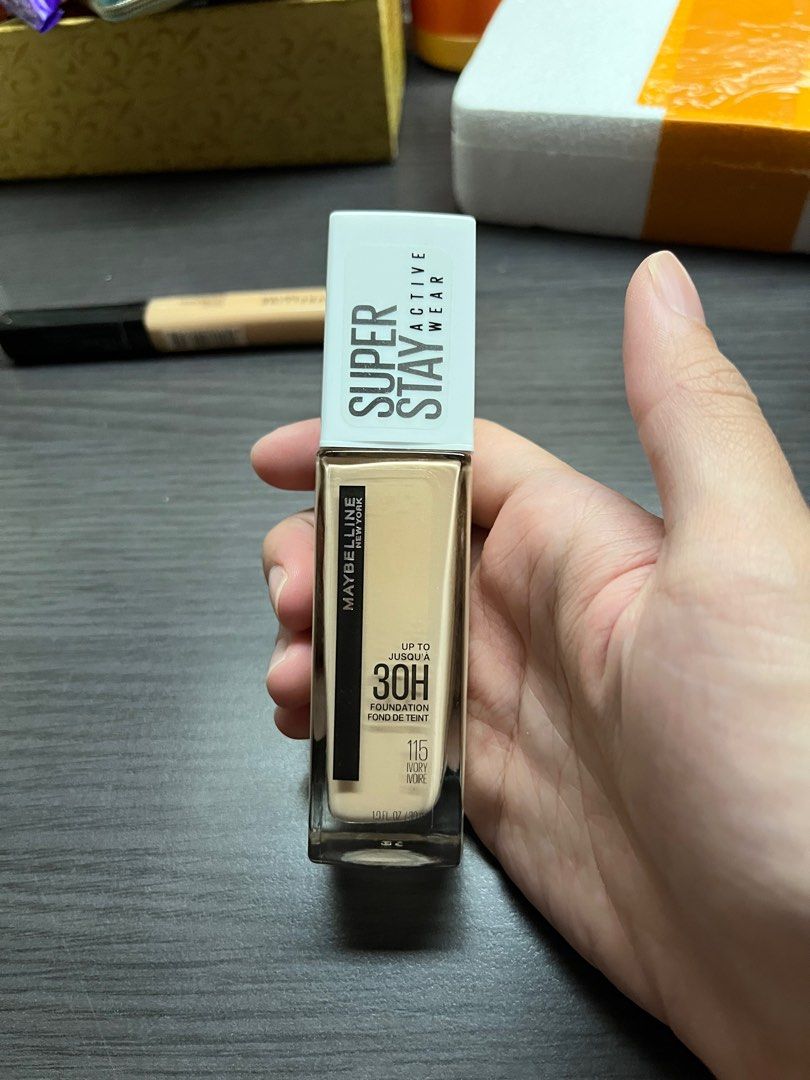 Maybelline Super Stay Active Wear Foundation 115 Ivory, Beauty & Personal  Care, Face, Makeup on Carousell