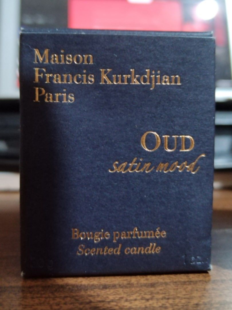 MFK Oud Satin Mood Candle (30g) on Carousell