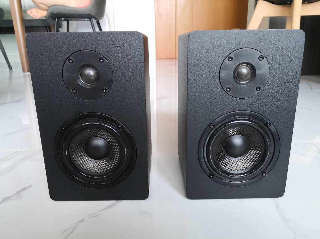 Micca MB42X High Performance Audiophile Bookshelf Speakers Black