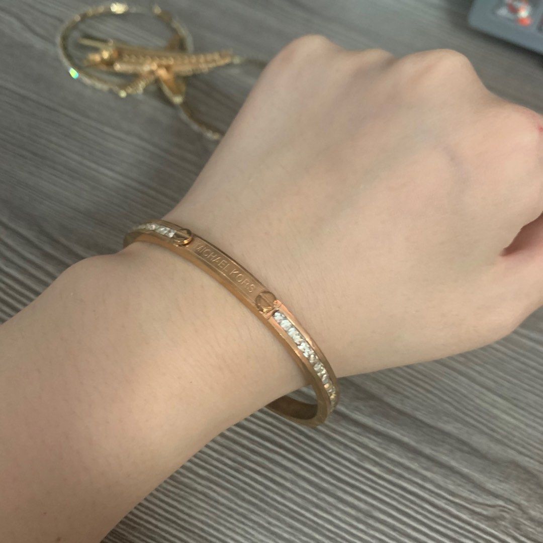 Bracelet Michael Kors Gold in Steel - 39055411