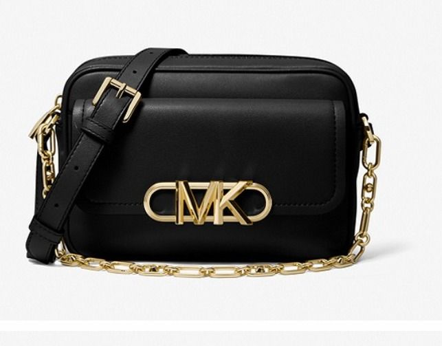 Medium top leather crossbody
