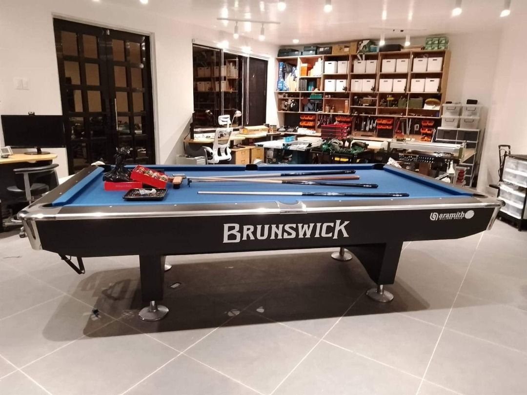 MIDYEAR SALE!!! BRUNSWICK BILLIARD TABLE (Category: Billiards and Bowling) located in San Pablo. Submitted by wrbreyestrading (Listing ID 1243107020, Image 3). Description: MIDYEAR PROMO!!! SALE SALE SALE! BRUNSWICK BILLIARD TABLE PRICE: PHP 175,000 NOW: PHP 150,000 NOW: PHP 150,000 NOW: PHP 150,000 *PROMO RUNS 'TIL END OF JULY 2023 AVAILABLE ONHAND BRANDNEW READY FOR DELIVERY/SHIPMENT SPECIFICATIONS: - AUTOBALL POCKET - GRANITE SLATE - METAL COR