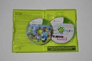 Minecraft & Forza Horizon - "Combo" - Xbox 360 PAL - USED