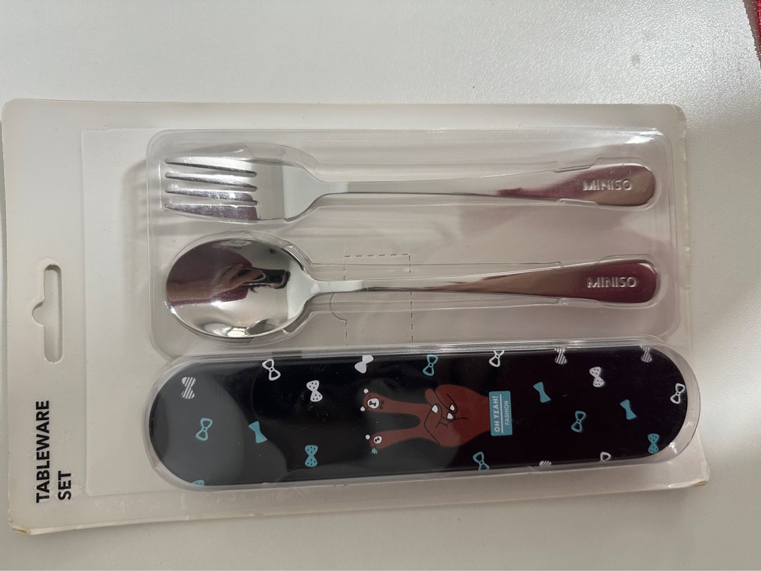 Miniso tableware set cutlery set, Furniture & Home Living, Kitchenware