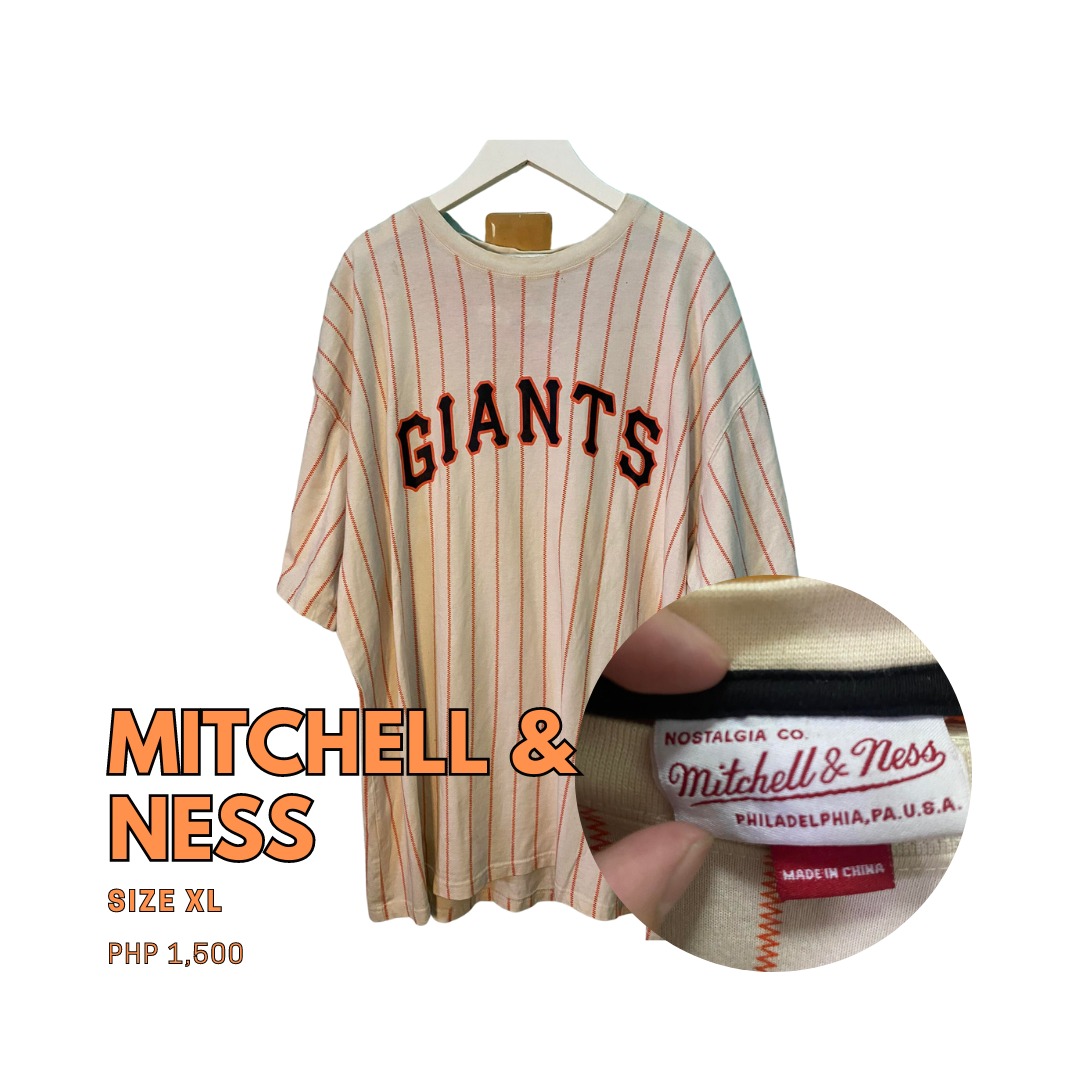 Giants Mitchell & Ness Sweater, Men's Fashion, Tops & Sets, Tshirts & Polo  Shirts on Carousell