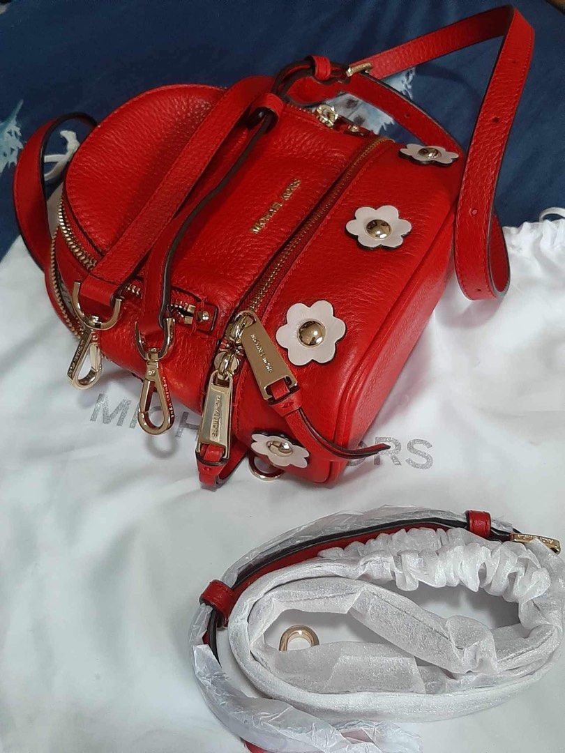Rhea mini floral appliqué leather sale backpack