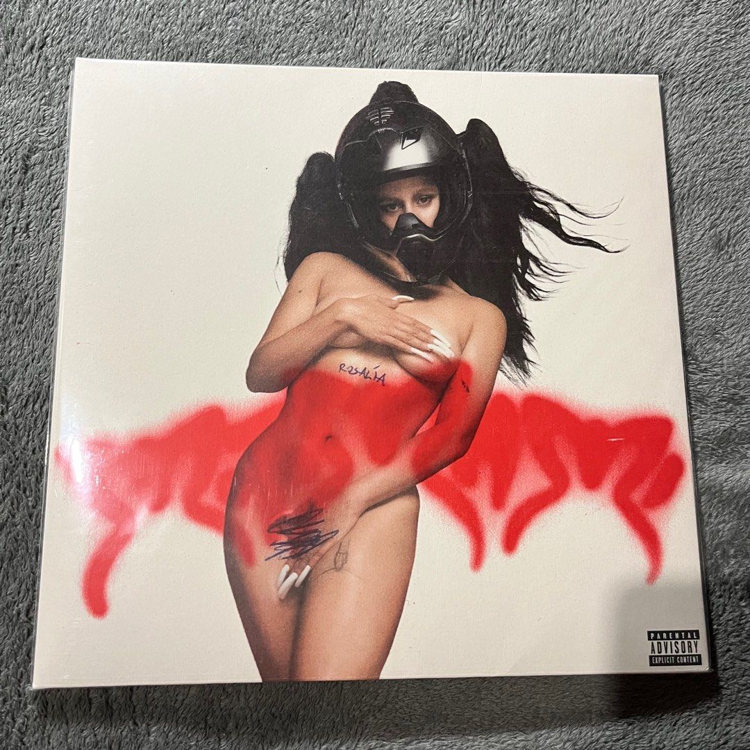 Motomami - Rosalia (Transparent Red Vinyl) (Category: Vinyls) located in Quezon City. Submitted by mono.nomo (Listing ID 1243273513, Image 1). Description: Sleeve: E Media: NM - have visible split in the back of the outer sleeve due to shipping - with original lyric booklet and poster - originally bought for 2,900pesos - can send more photos for reference .