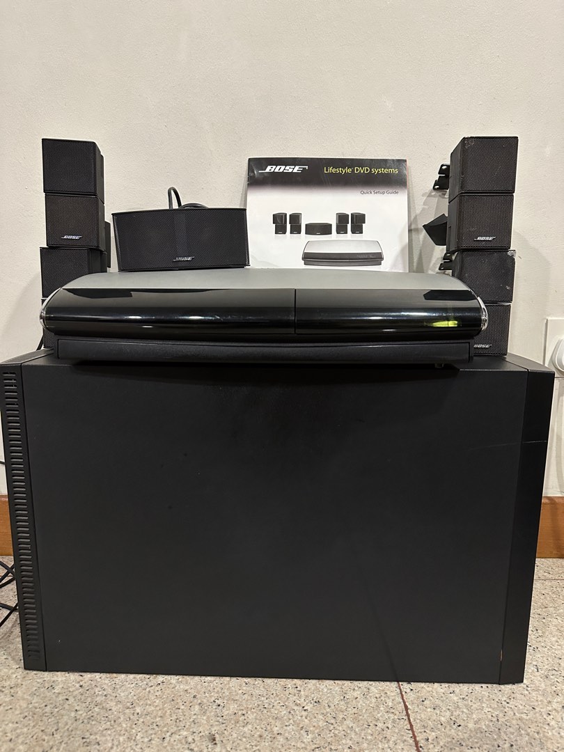 Bose lifestyle dvd home entertainment best sale system