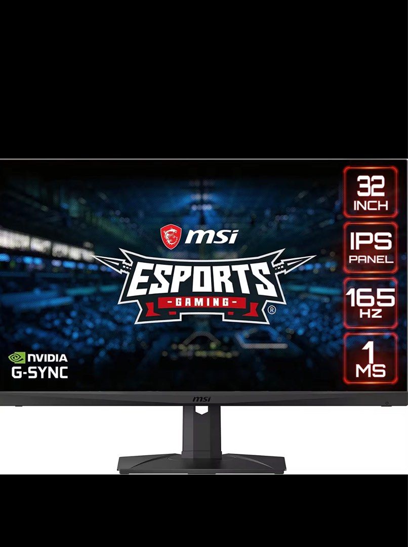 MSI 32inch 2K 165Hz gaming monitor, Computers & Tech, Parts ...