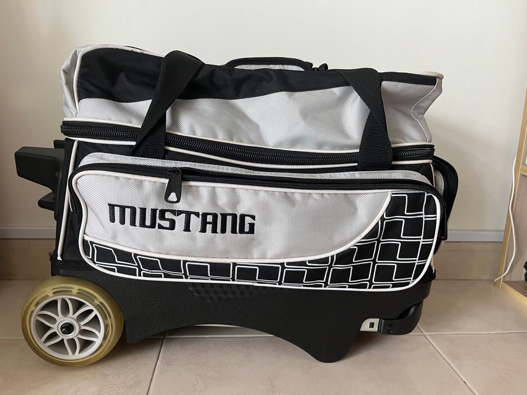 2-Ball Bowling Backpack With Shoe Compartment - Lightweight Gear Bag For League Players & Practice Sessions