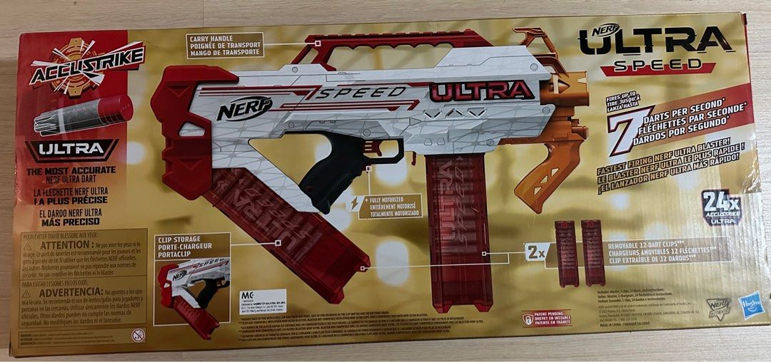 Nerf Ultra Speed Fully Motorised Blaster, Hobbies & Toys, Toys & Games on  Carousell