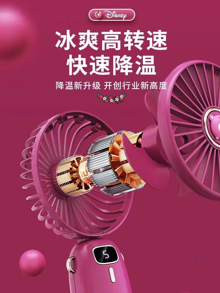 *NEW* Disney Portable Fan (Type C with stand and neck strap), Hobbies