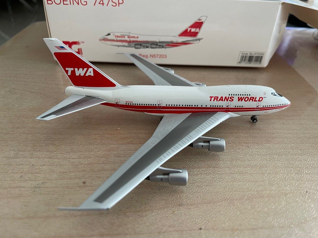 Gemini Jets 1:400 TWA Trans World Boeing B747-SP GJ