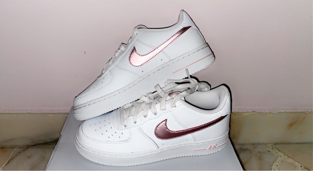 Nike Air Force 1 Junior, Women's Fashion, Footwear, Sneakers on Carousell