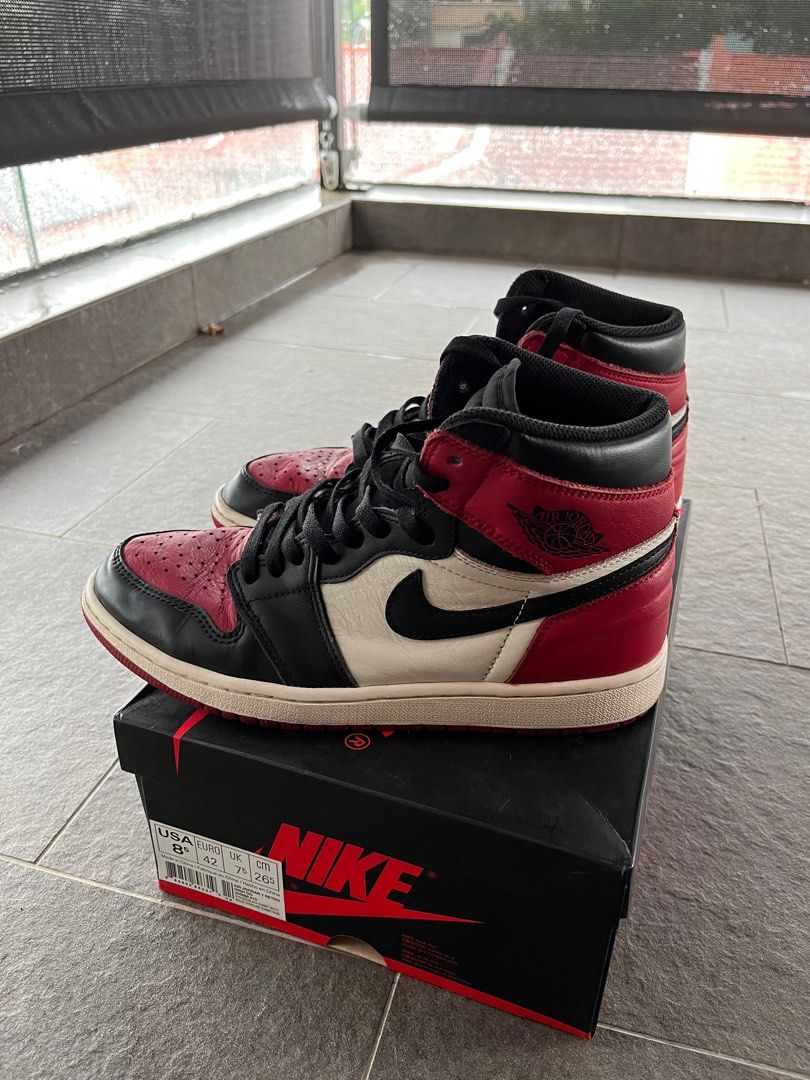 Nike Air Jordan 1 OG High bred toe