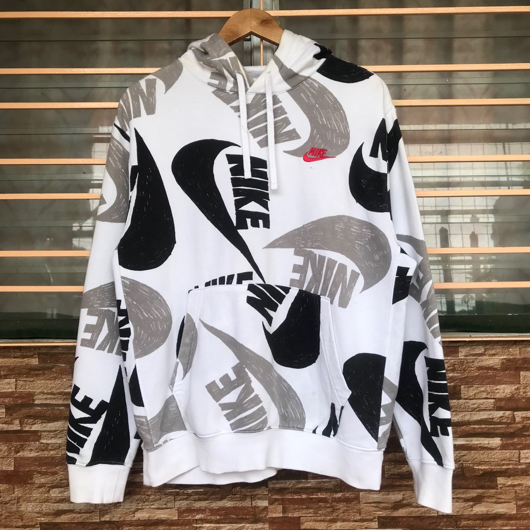 Mens nike aop clearance hoodie