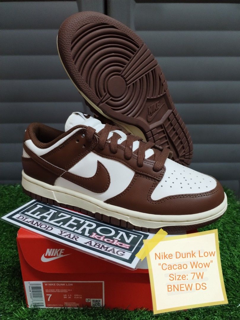 Dunk Low Cacao Wow Womens Lifestyle Shoes (Brown/White) Free Shipping