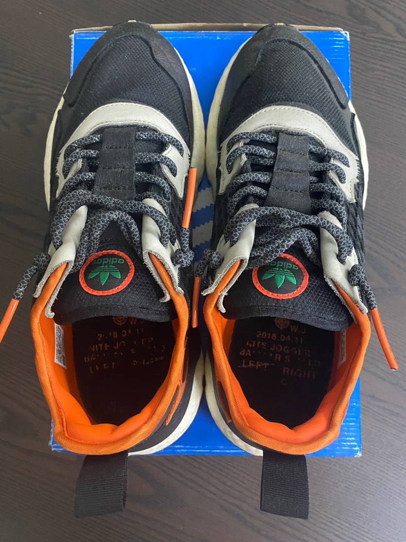 Adidas nite jogger new arrivals cordura black orange
