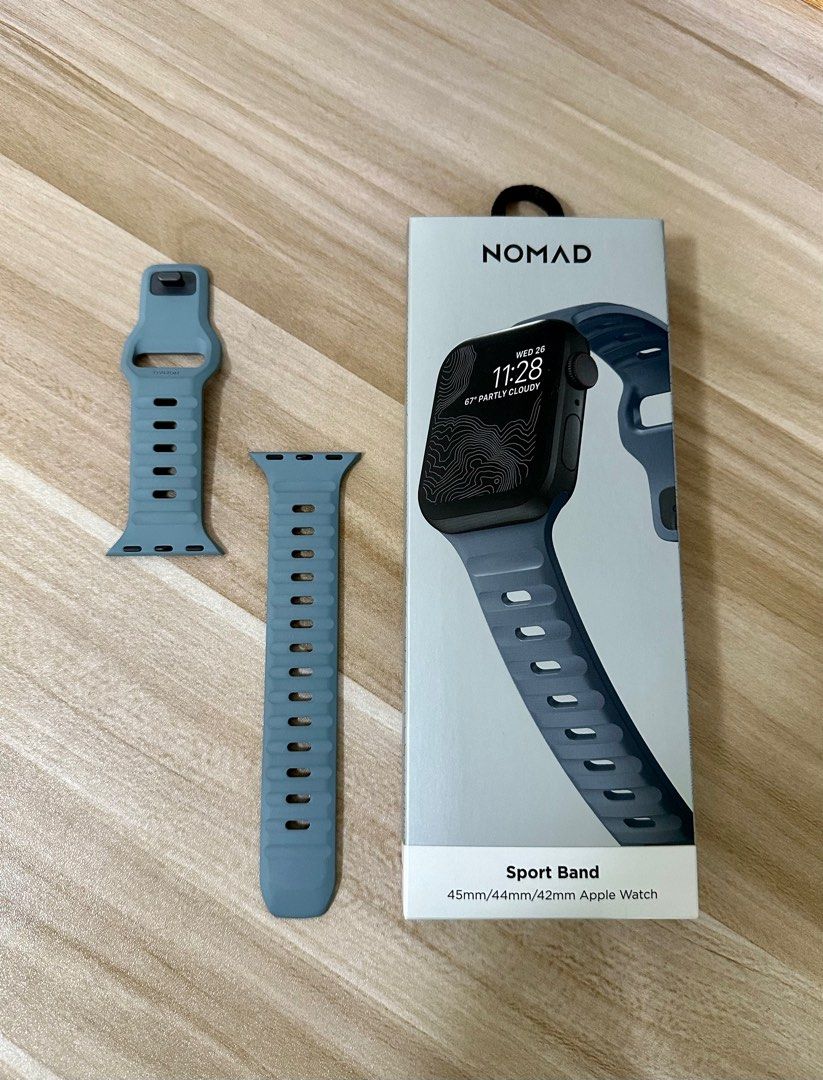 Nomad Sport Strap Band For Blue Apple Watch Nomad Sport Band For