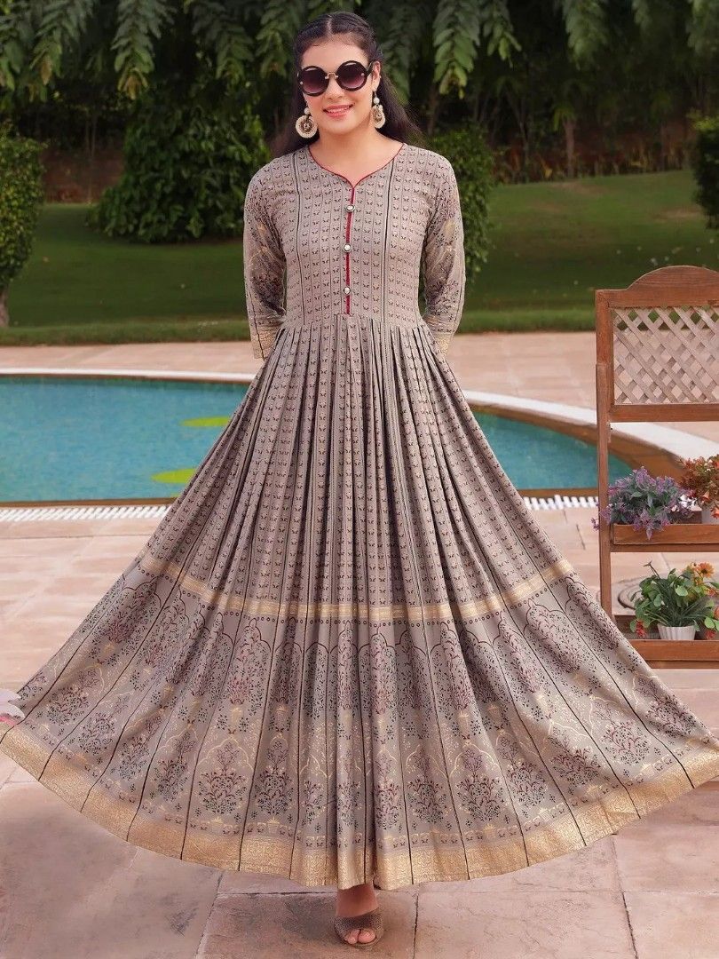 Maxi kurti best sale design