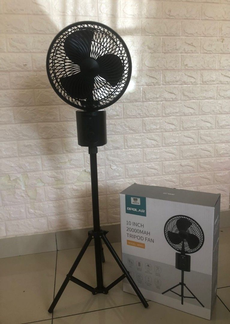 OPOLAR TRIPOD FAN, Sports Equipment, Hiking & Camping on Carousell