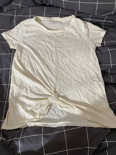 Organic Cotton White Plain Shirt