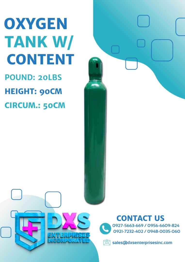 OXYGEN TANK WITH CONTENT 20LBS on Carousell