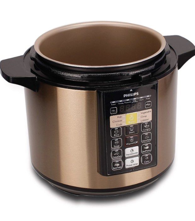PHILIPS Viva Collection Electric Pressure Cooker (6L) HD2139/62, TV