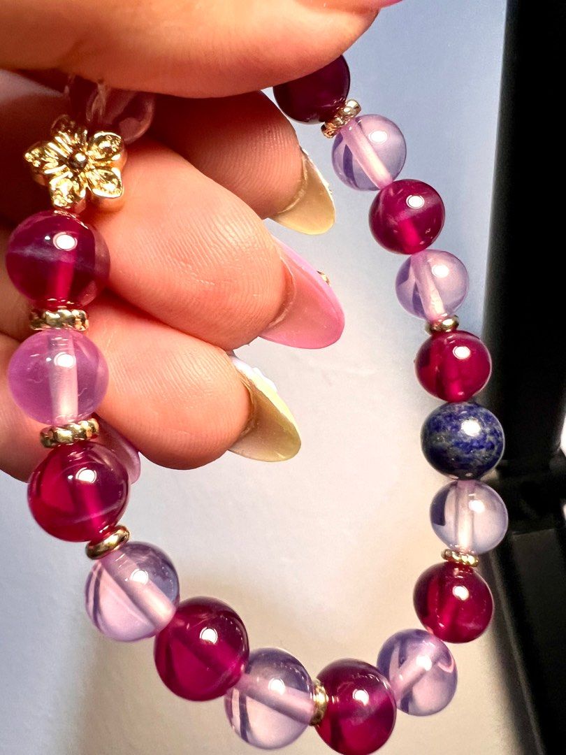 pink star ruby bracelet