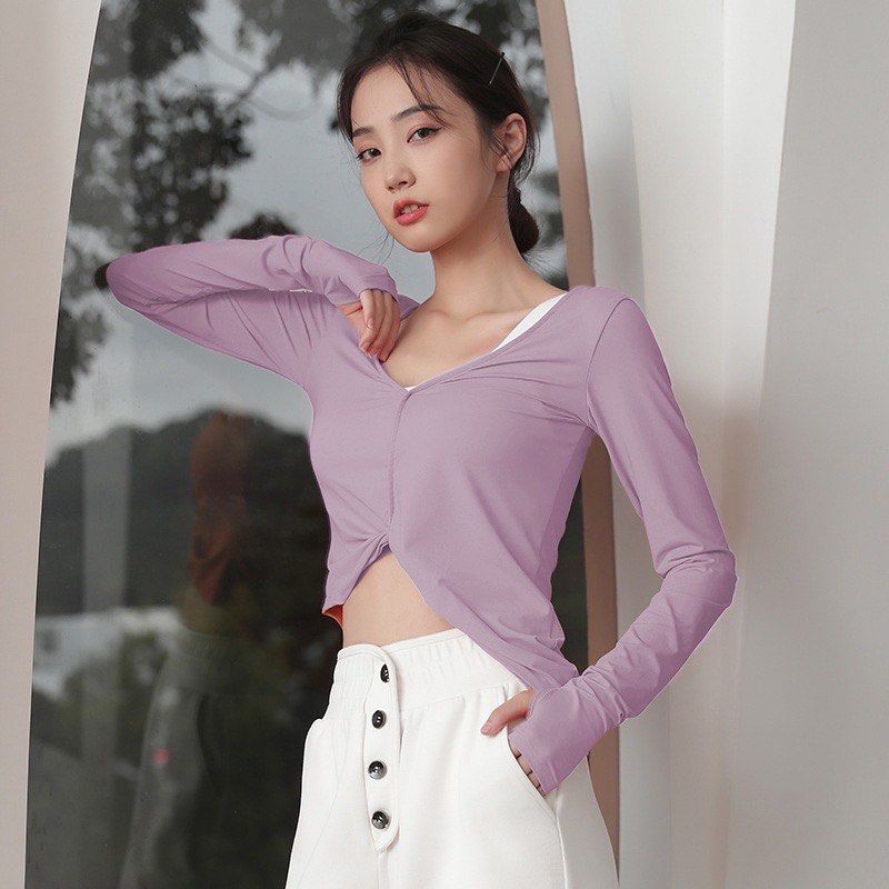 Bo Tee Refocus Long Sleeve T-shirt, Women's Fashion, Activewear on Carousell