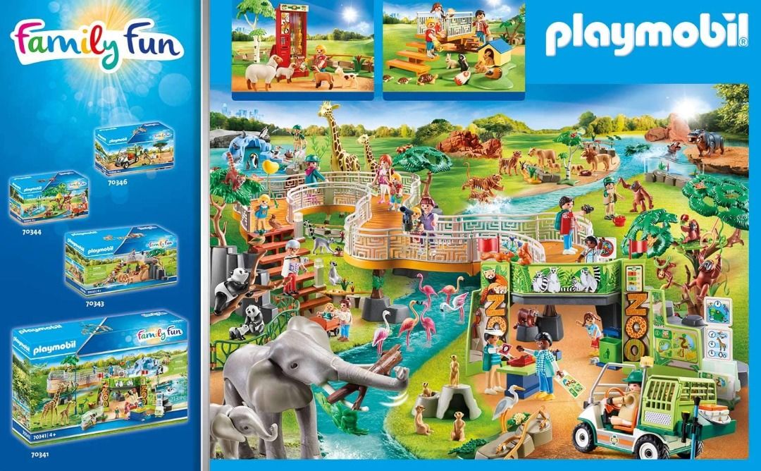 Playmobil unboxing : The zoo (2020) – 70324, 70341, 70342, 70343, 70344,  70345, 70346 70360 