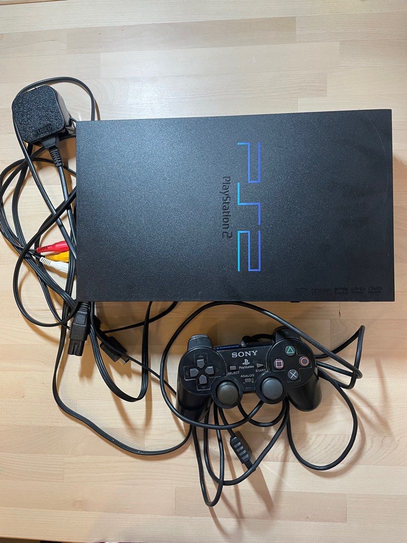 PlayStation 2 PS2 遊戲機 full set 新淨 操作正常, 電腦＆科技, 商務用科技產品 Carousell