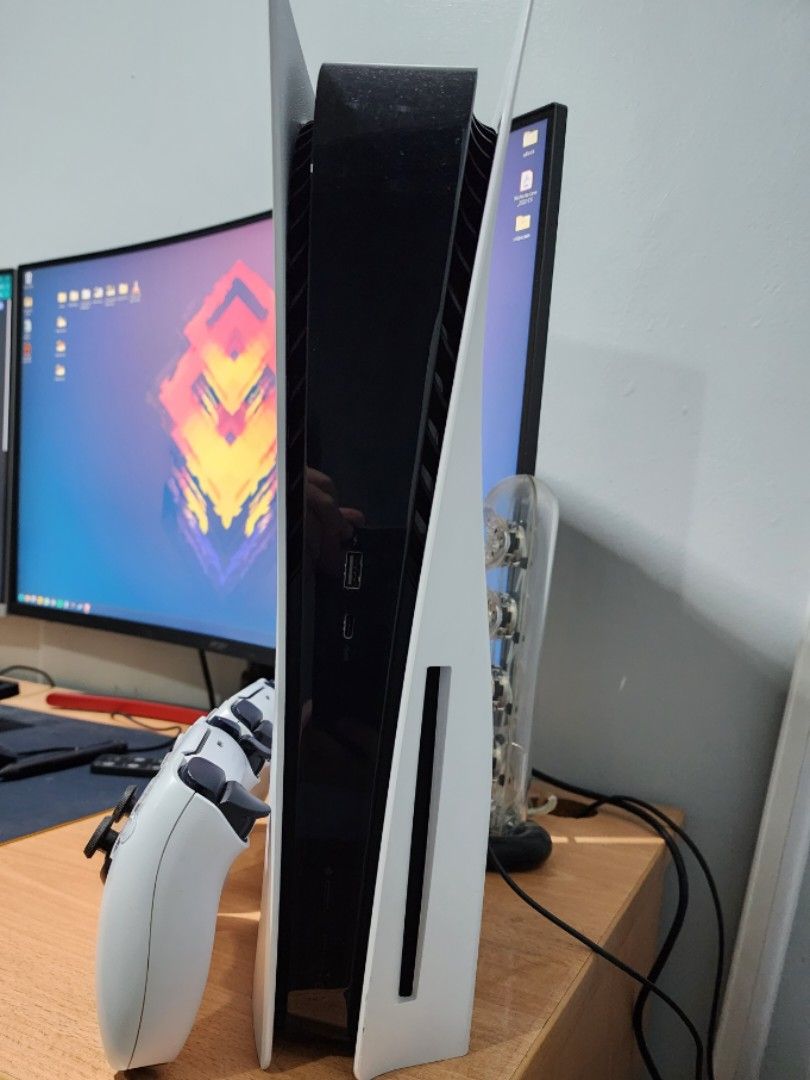 PS5 Disc Console Playstation 5 Console with Disc function c/w 2