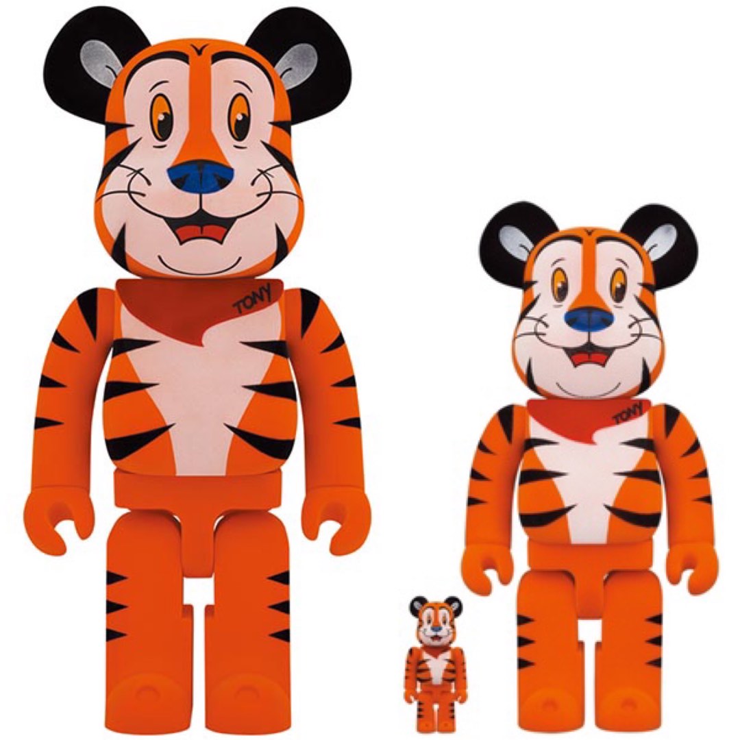 Po 1000% 400% Tony tiger flock ver bearbrick be@rbrick Kellogg's ...