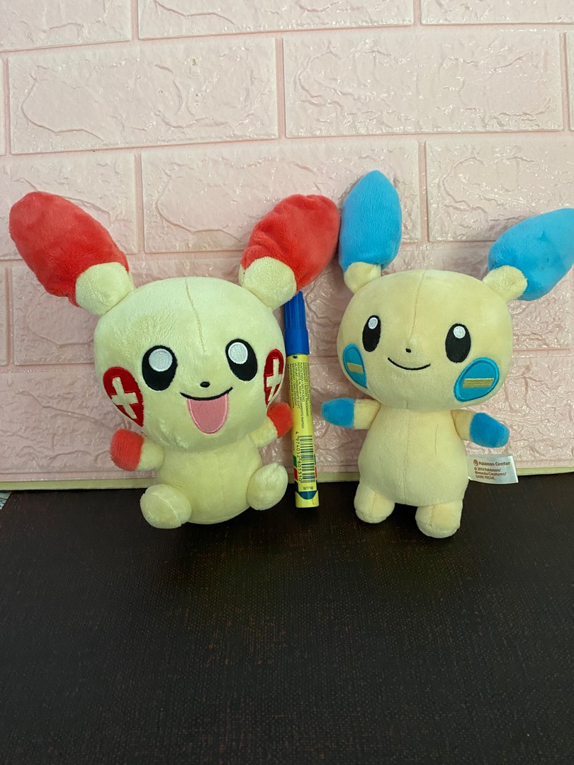 Plusle and online minun plush
