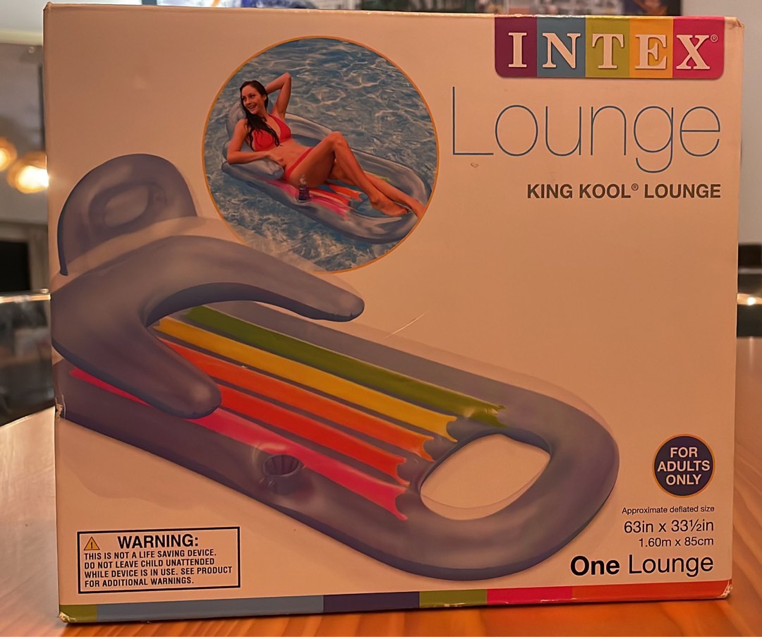 Pool Float King Kool Lounge, Hobbies & Toys, Toys & Games on Carousell