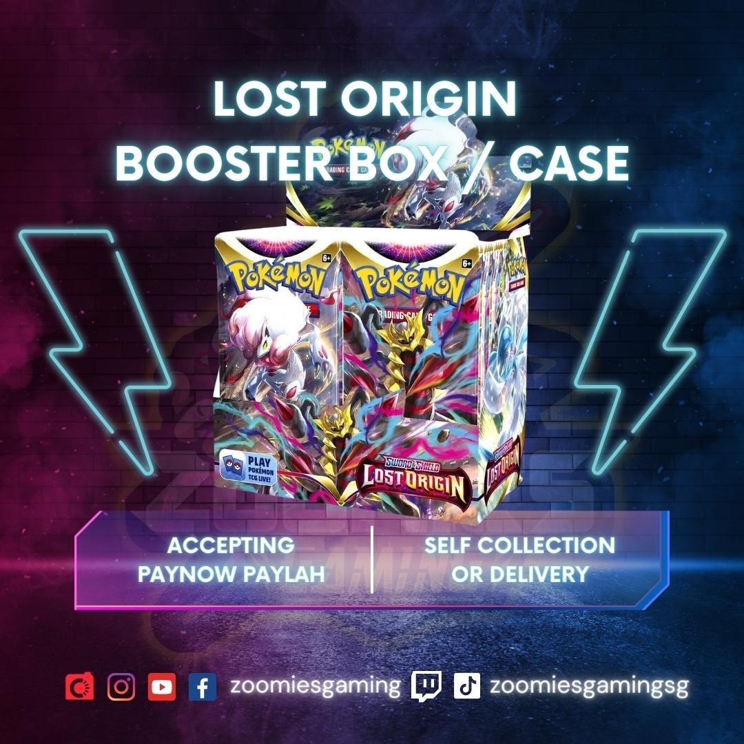 [PO]Pokemon TCG Lost Origin Booster Box / Case, Hobbies & Toys, Toys ...