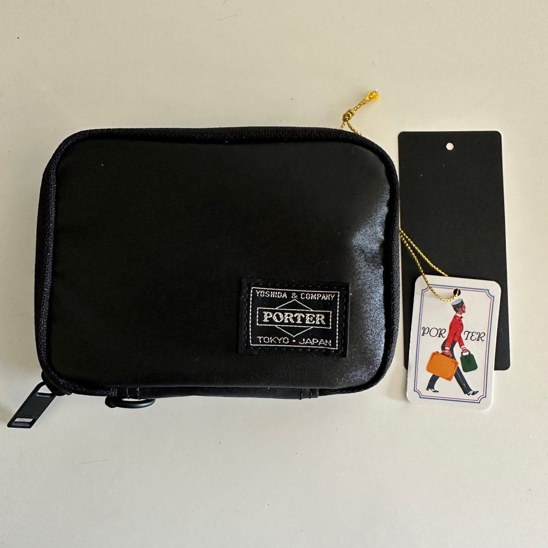 Porter Tokyo 654-07081 Tactical Round Zipper Wallet, 名牌, 手袋及