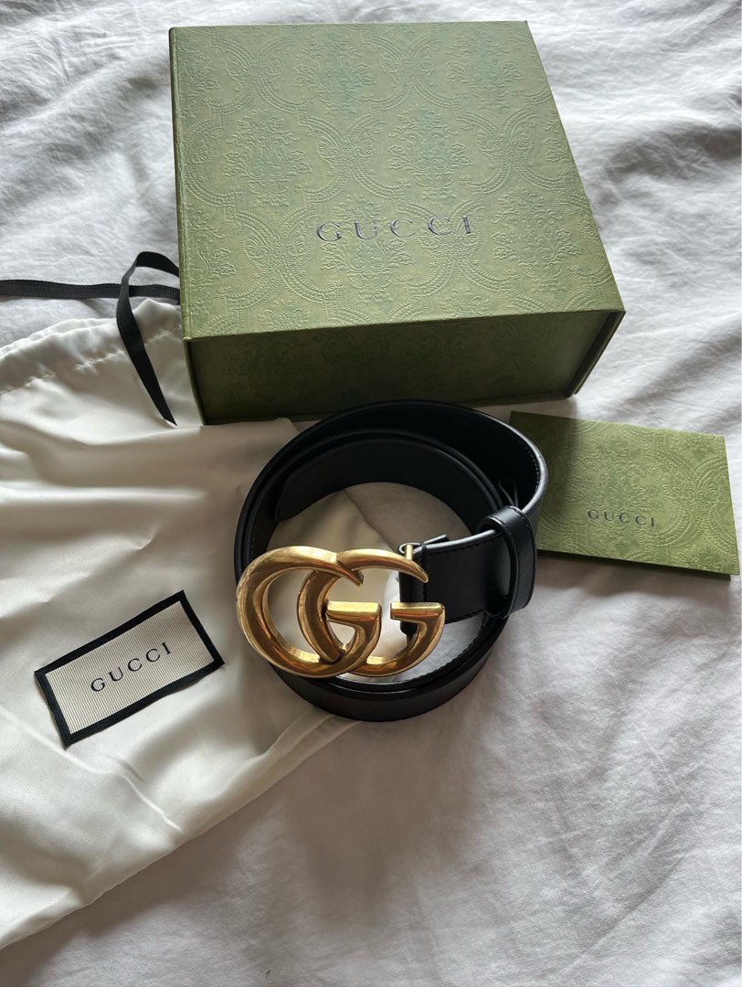 PRELOVED GUCCI BELT 2020 SIZE 80 LEBAR 4CM AUTHENTIC Barang Mewah