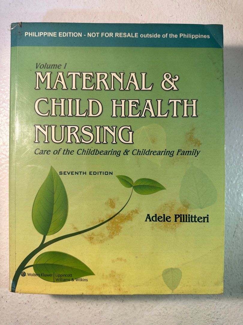 Preloved Nursing Book Maternal and Child Health Nursing by Adele