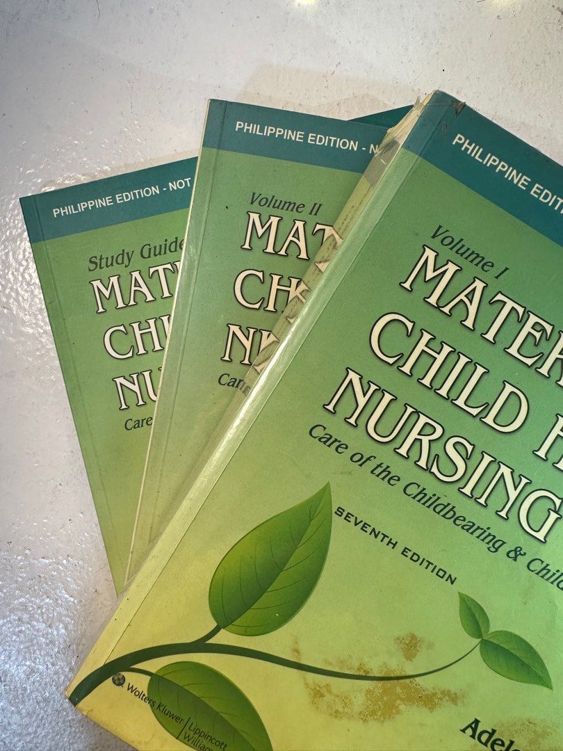 Preloved Nursing Book Maternal and Child Health Nursing by Adele