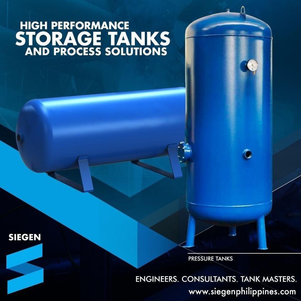 Pressure Tanks Air Receiver Tank Pressurized Tank Processing