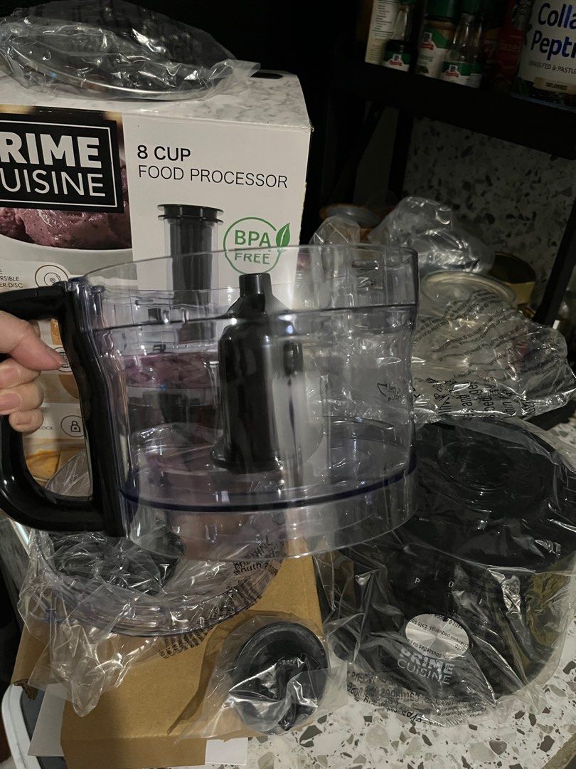 Prime Cuisine Food Processor | Unused |8 Cups (Category: Other Kitchen Appliances) located in Valenzuela. Submitted by keroppiverse (Listing ID 1243224981, Image 3). Description: Brand New - US Bought 120V 60HZ 500W Prime Cuisine brand.