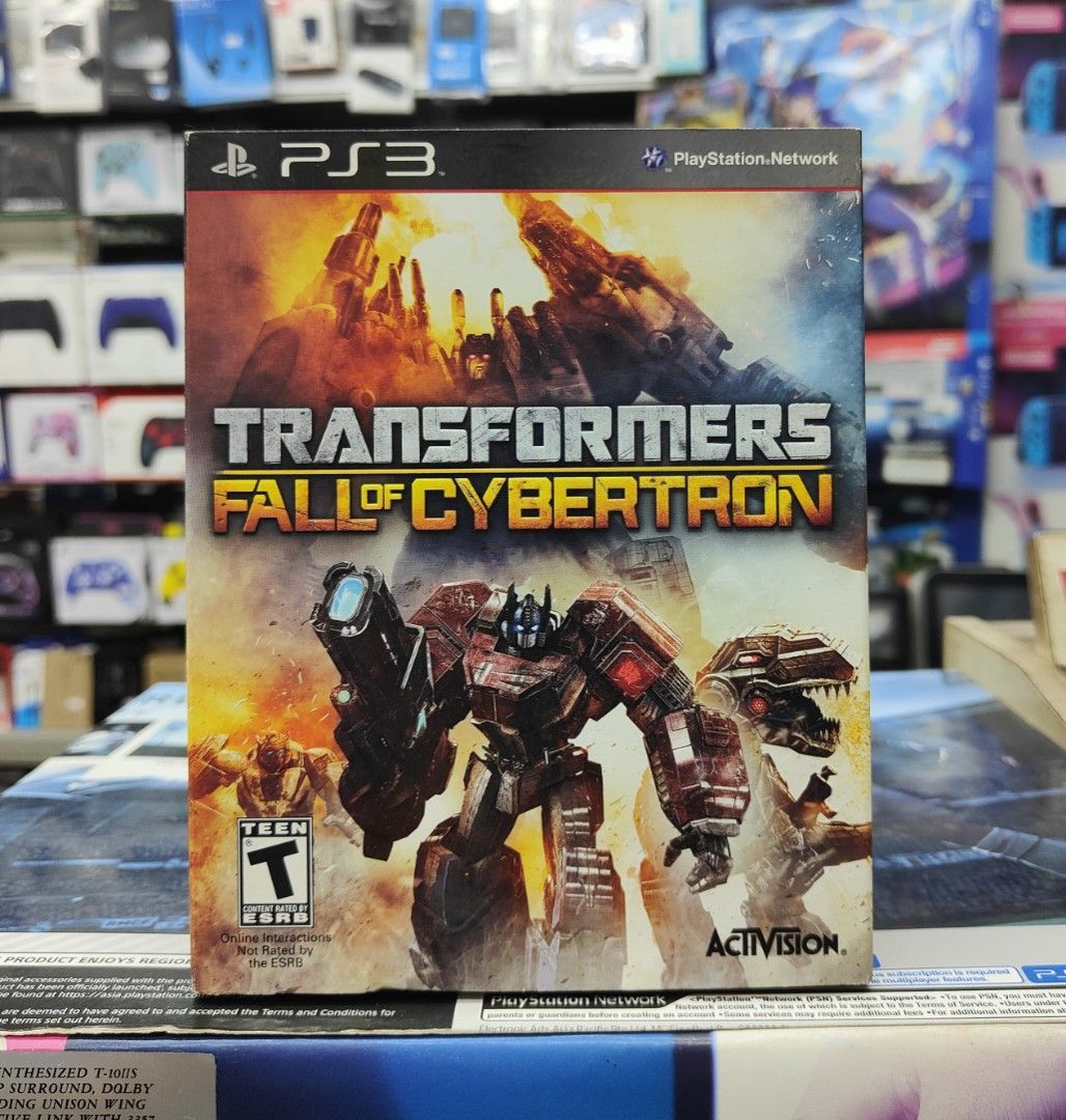 PS3 Transformers Fall of Cybertron R1 (with Sleeve Cover), Video Gaming,  Video Games, PlayStation on Carousell