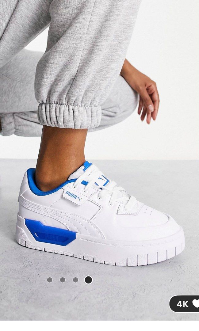 White puma cali sneakers hot sale