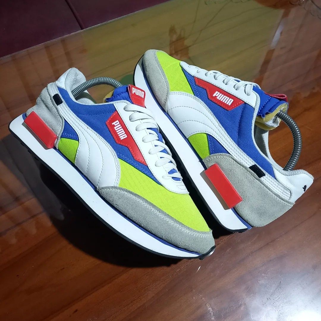 PUMA FUTURE RIDER, Fesyen Pria, Sepatu , Sneakers di Carousell